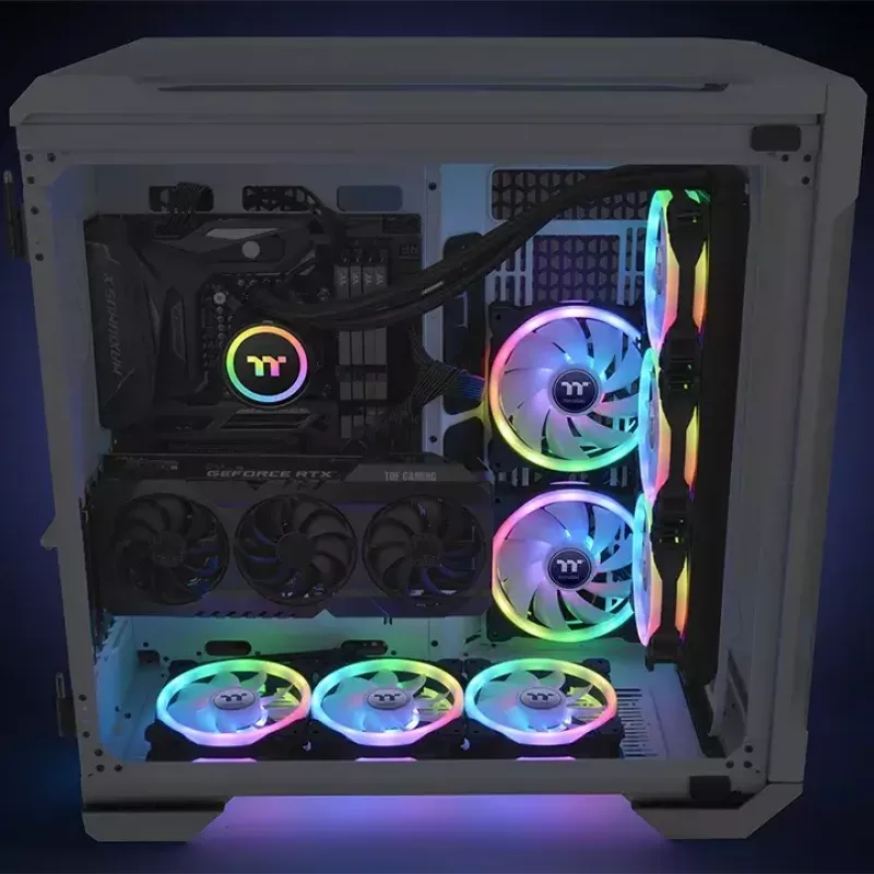 Thermaltake SWAFAN 12 RGB 12 cm ventilátor čierny 500–2000 RPM
