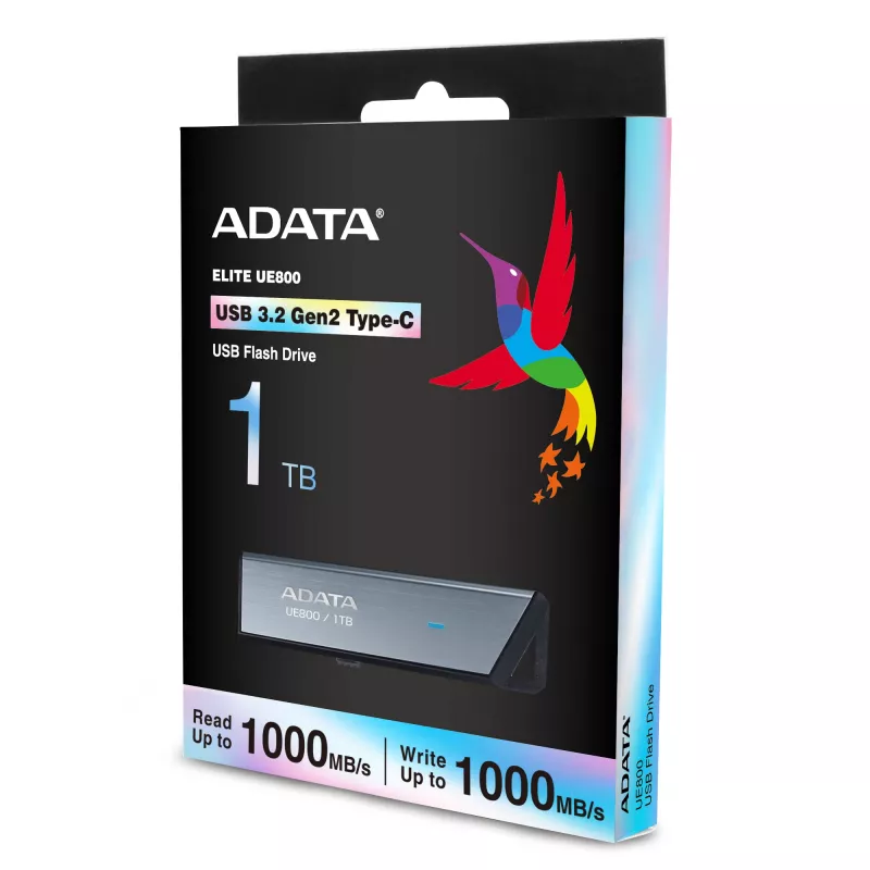 ADATA UE800 USB kľúč 1 TB USB Type-C 3.2 Gen 2 (3.1 Gen 2) strieborný