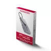 Axagon HMC-6GM2 USB 10Gbps hub USB-A USB-C HDMI M.2 SD/mSD PD 100W USB-C káblový USB 3.2 Gen 2 (3.1 Gen 2) Type-C sivý