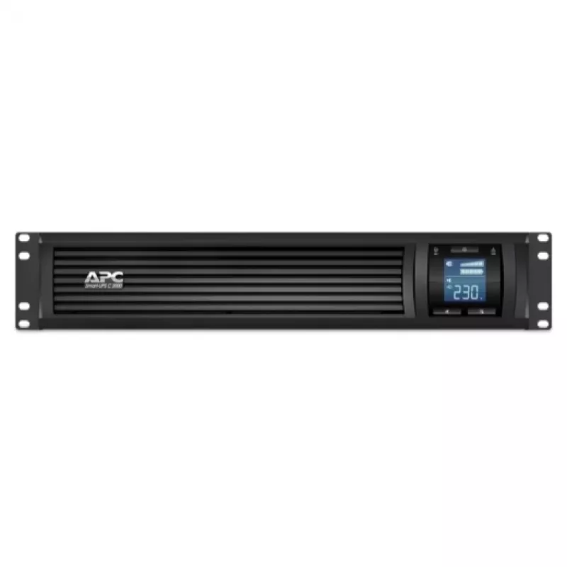 APC Smart-UPS C, Line-Interactive, 2000VA, Rackmount 2U, 230V, 6x IEC C13 zásuviek, USB a sériová komunikácia, AVR, grafický LCD