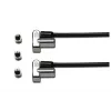 Kensington Universal 3-in-1 Keyed Cable Lock s Twin Lockheads