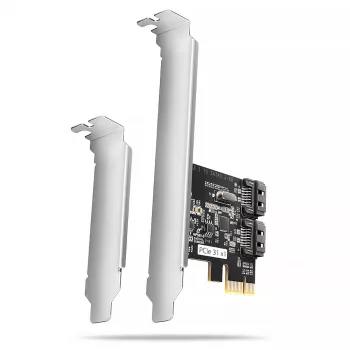Interný SATA adaptér Axagon PCES-SJ2 PCIe 2 Gbit/s čierny
