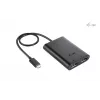 i-tec USB-C Dual 4K DisplayPort video adaptér