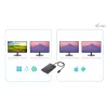 i-tec USB-C Dual 4K DisplayPort video adaptér