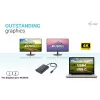 i-tec USB-C Dual 4K DisplayPort video adaptér