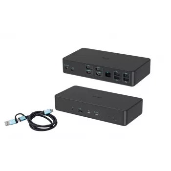 i-tec USB 3.0 / USB-C / Thunderbolt 3 Professional Dual 4K Display dokovacia stanica Generation 2 + Power Delivery 100W