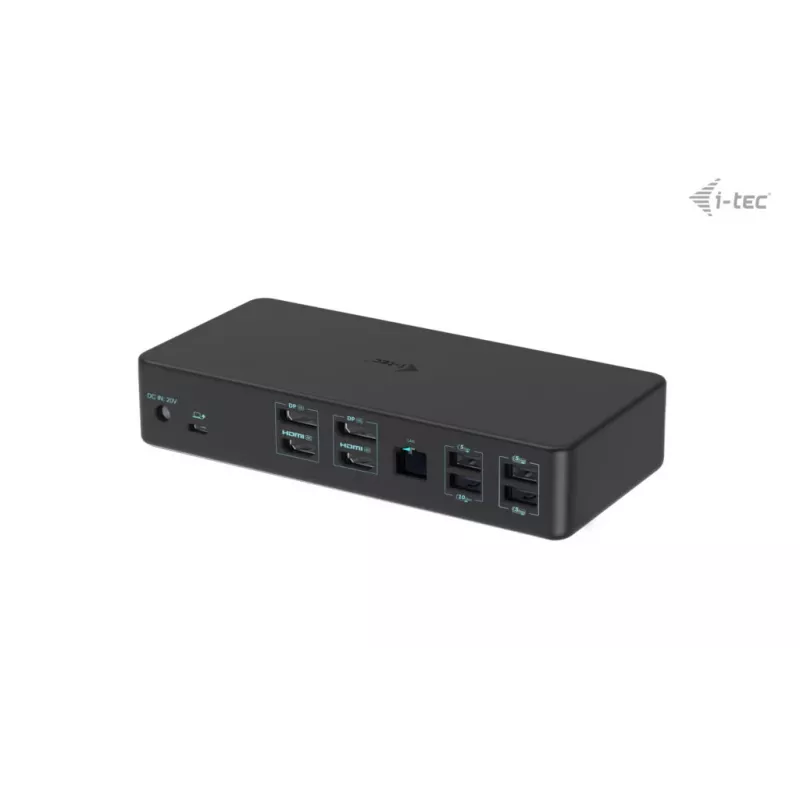 i-tec USB 3.0 / USB-C / Thunderbolt 3 Professional Dual 4K Display dokovacia stanica Generation 2 + Power Delivery 100W