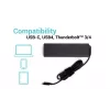 Univerzálna nabíjačka i-tec USB-C PD 3.0 100W interiérová čierna