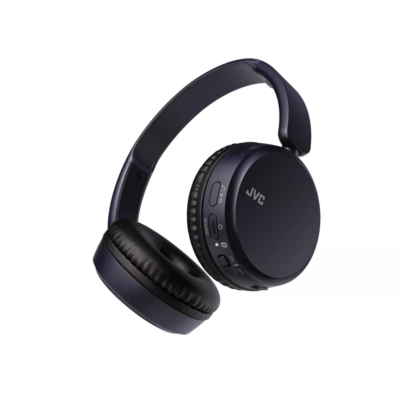 JVC HA-S36W-A-U bezdrôtové slúchadlá, Bluetooth, multipoint, 35 h prehrávania, vstavaný mikrofón, USB-C, modré