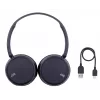 JVC HA-S36W-A-U bezdrôtové slúchadlá, Bluetooth, multipoint, 35 h prehrávania, vstavaný mikrofón, USB-C, modré