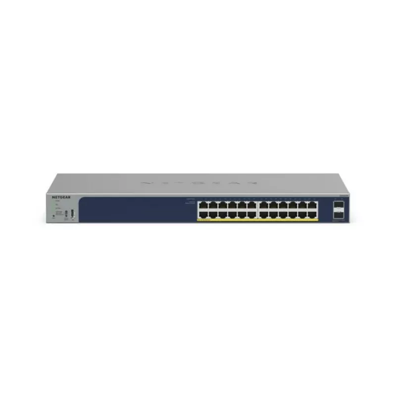 NETGEAR GS724TPv3 Managed L2 Gigabit Ethernet (10/100/1000) Power over Ethernet (PoE) sivá