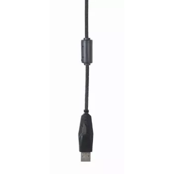 Káblová USB herná myš GEMBIRD MUS-UL-02 — obojručná, 2400 DPI, 6 tlačidiel, čierna