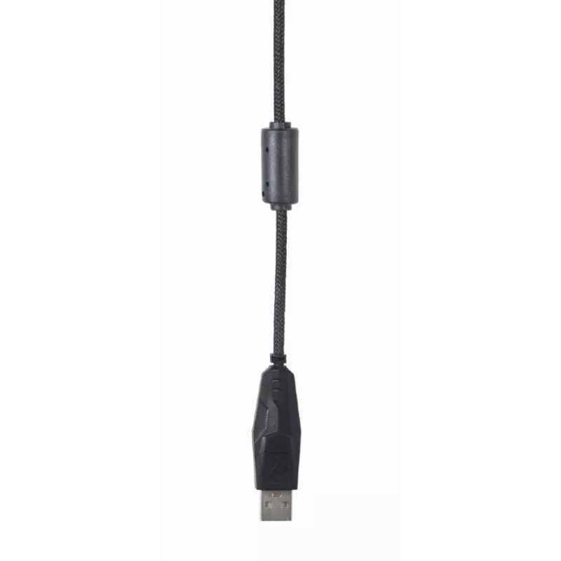Gembird MUS-UL-02 podsvietená USB myš, 6 tlačidiel, čierna