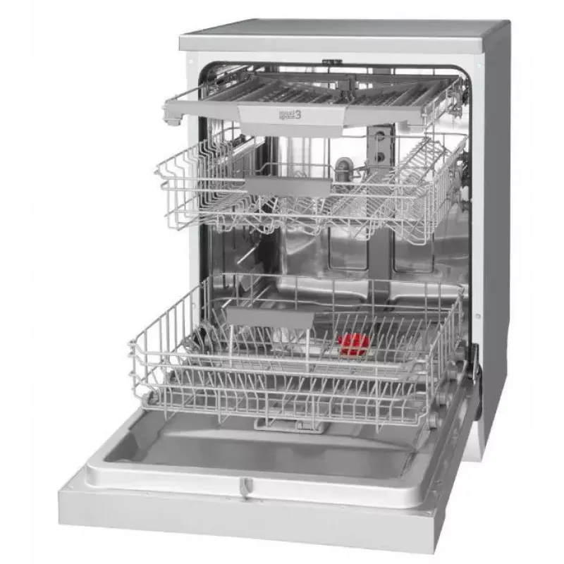 Voľne stojaca umývačka riadu AMICA DFM64C7EOQIH, 14 súprav riadu, inox, 47 dB, energetická trieda C