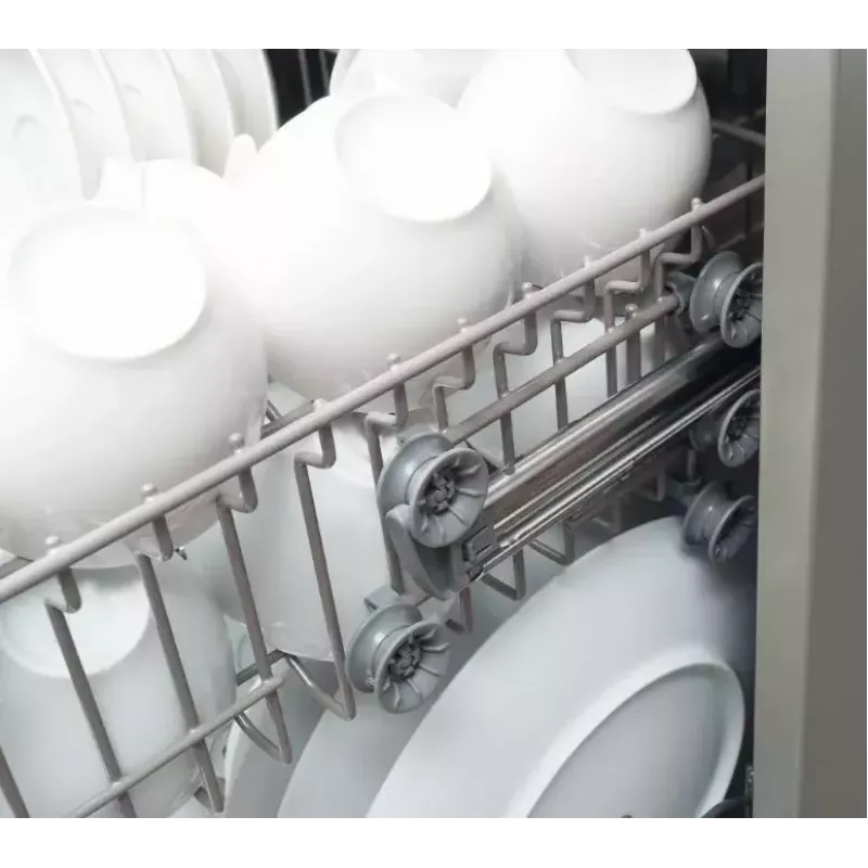 Voľne stojaca umývačka riadu AMICA DFM64C7EOQIH, 14 súprav riadu, inox, 47 dB, energetická trieda C