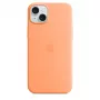 Apple silikónové puzdro s MagSafe pre iPhone 15 Plus Sorbet Orange
