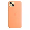 Apple silikónové puzdro s MagSafe pre iPhone 15 Plus Sorbet Orange