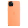 Apple silikónové puzdro s MagSafe pre iPhone 15 Plus Sorbet Orange