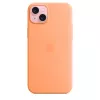Apple silikónové puzdro s MagSafe pre iPhone 15 Plus Sorbet Orange