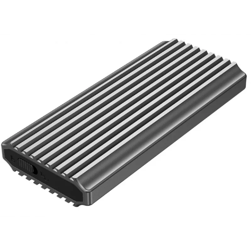 GEMBIRD EE2280-U3C-03 externý box na SSD M.2 NVMe/SATA, USB 3.1 Gen 2 (10 Gbit/s), USB Type-C, RGB, hliník
