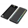 GEMBIRD EE2280-U3C-03 externý box na SSD M.2 NVMe/SATA, USB 3.1 Gen 2 (10 Gbit/s), USB Type-C, RGB, hliník