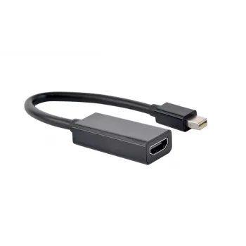 Kábel Mini DisplayPort na HDMI Gembird A-MDPM-HDMIF4K-01 0,15 m, 4K, čierny
