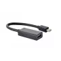 Kábel Mini DisplayPort na HDMI Gembird A-MDPM-HDMIF4K-01 0,15 m, 4K, čierny