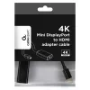 Kábel Mini DisplayPort na HDMI Gembird A-MDPM-HDMIF4K-01 0,15 m, 4K, čierny