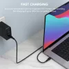 USB kábel AUKEY CB-KCC102 1,8 m USB-C čierny 0,48 Gbit/s