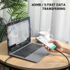 USB kábel AUKEY CB-KCC102 1,8 m USB-C čierny 0,48 Gbit/s