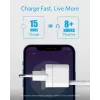 Nabíjačka Anker PowerPort III Universal White AC rýchle nabíjanie interiérová