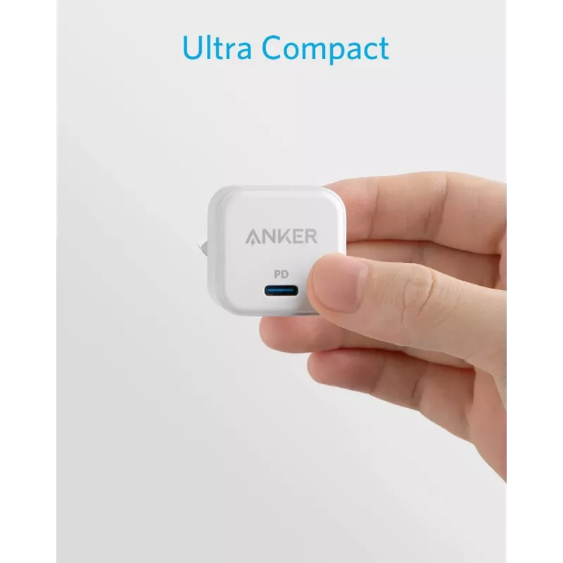 Nabíjačka Anker PowerPort III Universal White AC rýchle nabíjanie interiérová