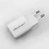 QOLTEC Nabíjačka 50763 — interiérová AC rýchla nabíjačka 35W, USB-C PD 3.0 + USB-A, 5–20V, biela