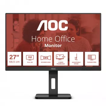 AOC E3 27E3QAF Počítačový monitor 68,6 cm (27 palcov) 1920 x 1080 pixelov Full HD LED čierna