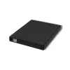 Externá DVD-RW mechanika Qoltec 51858, USB 2.0 a eSATA, Tray-Loading, čierna, 24x CD / 8x DVD