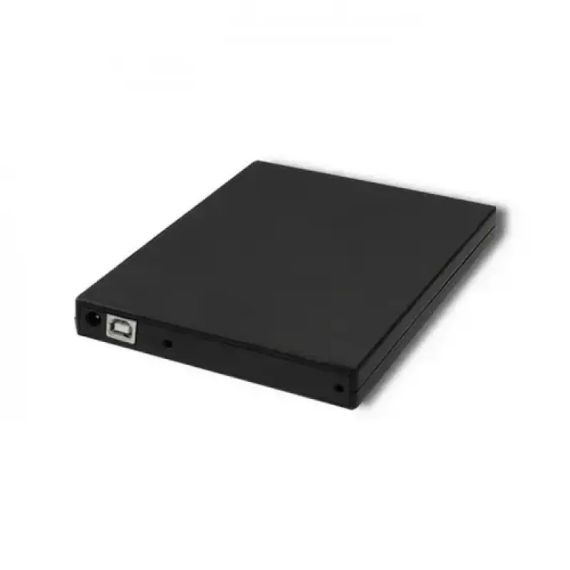 Externá DVD-RW mechanika Qoltec 51858, USB 2.0 a eSATA, Tray-Loading, čierna, 24x CD / 8x DVD