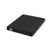 Externá DVD-RW mechanika Qoltec 51858, USB 2.0 a eSATA, Tray-Loading, čierna, 24x CD / 8x DVD
