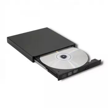 Externá DVD-RW mechanika Qoltec 51858, USB 2.0 a eSATA, Tray-Loading, čierna, 24x CD / 8x DVD