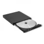 Externá DVD-RW mechanika Qoltec 51858, USB 2.0 a eSATA, Tray-Loading, čierna, 24x CD / 8x DVD