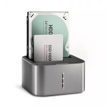 Axagon ADSA-DC SuperSpeed USB DUAL 2.5 palca/3.5 palca HDD/SSD DUAL dok