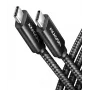 USB kábel Axagon BUCM4X-CM10AB USB4 Gen 3x2 1m čierny