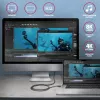 USB kábel Axagon BUCM4X-CM10AB USB4 Gen 3x2 1m čierny