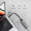 Axagon ADE-TXCA USB-C + USB-A 3.2 Gen 1 - Gigabit Ethernet adaptér, Asix AX88179