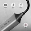 Axagon ADE-TXCA USB-C + USB-A 3.2 Gen 1 - Gigabit Ethernet adaptér, Asix AX88179