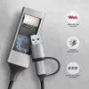 Axagon ADE-TXCA USB-C + USB-A 3.2 Gen 1 - Gigabit Ethernet adaptér, Asix AX88179