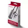 Axagon ADE-TXCA USB-C + USB-A 3.2 Gen 1 - Gigabit Ethernet adaptér, Asix AX88179