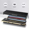 Axagon PCEM2-XS PCIe x16 - M.2 NVMe M-Key adaptér, s pasívnym hliníkovým chladičom