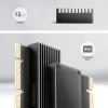Axagon PCEM2-XS PCIe x16 - M.2 NVMe M-Key adaptér, s pasívnym hliníkovým chladičom