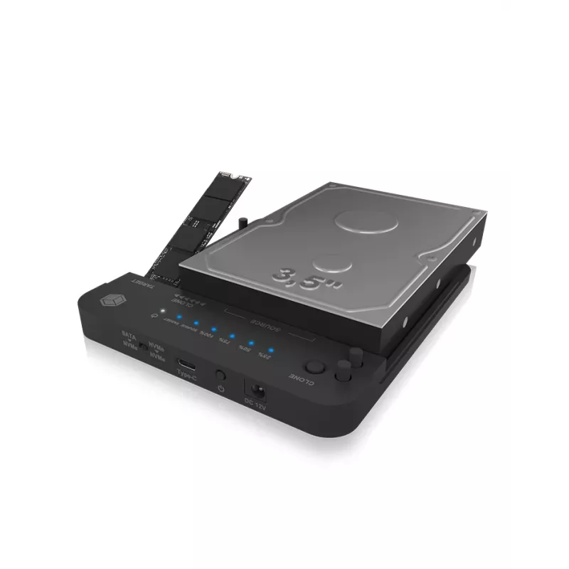 ICY BOX IB-2913MCL-C31 USB 3.2 Gen 2 (3.1 Gen 2) Type-C čierny