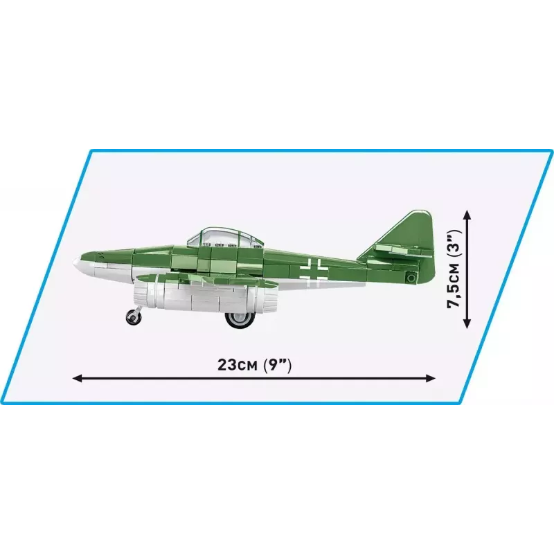 Stavebnica Cobi Messerschmitt Me 262 modelová stavebnica 500 dielov